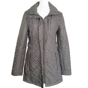 Calvin Klein Women's Quilted Jacket - Color: Grey - Size: S